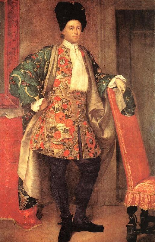 GHISLANDI, Vittore Portrait of Count Giovanni Battista Vailetti dfhj oil painting picture